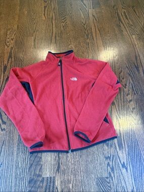 The North Face Red Fleece Full-Zip Jacket